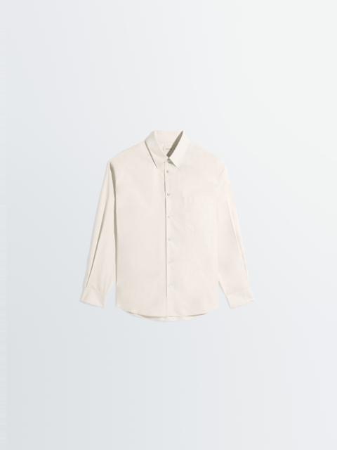 Lemaire REGULAR SHIRT IN WASHED COTTON SILK