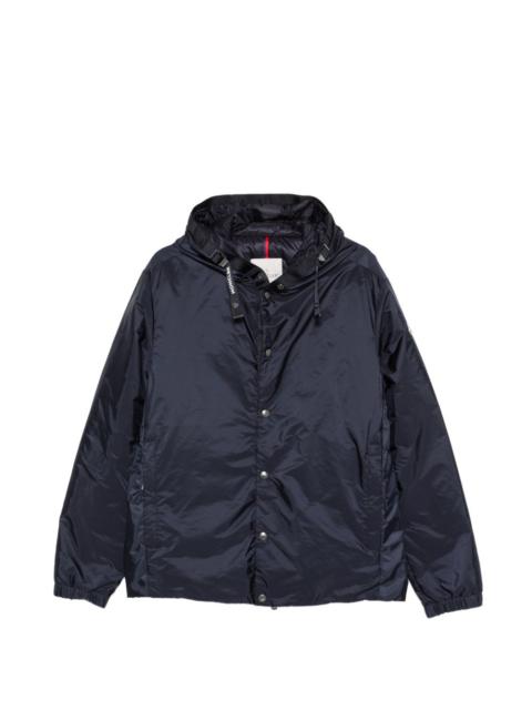 Moncler hooded press-stud-fastening jacket