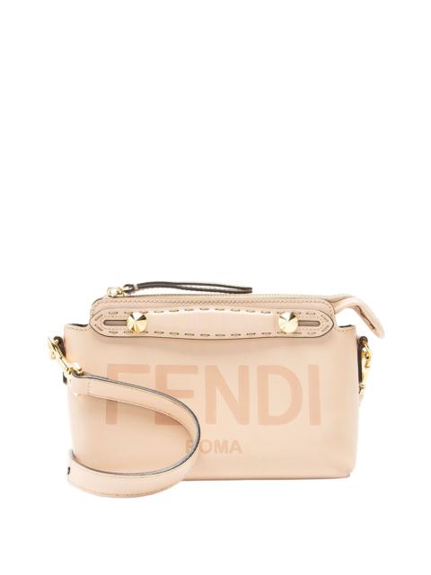 FENDI FENDI Beige Leather By The Way Logo Mini Bag (Authentic Pre-Loved)