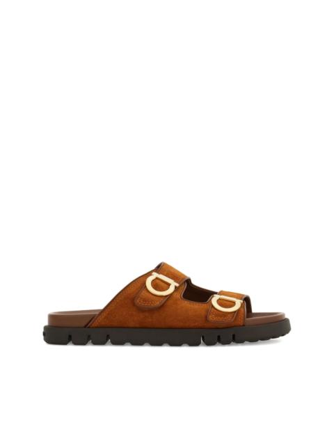 FERRAGAMO two-strap flat sandals