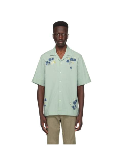 Paul Smith Green Embroidered Shirt