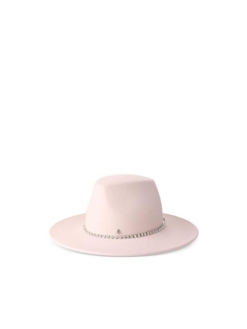 MAISON MICHEL crystal-embellished hat