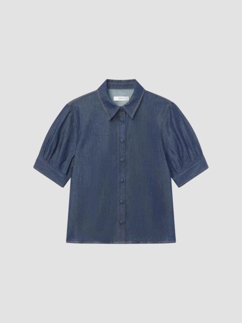 FRAME Women's Poise Cotton-Blend Top - Rinse