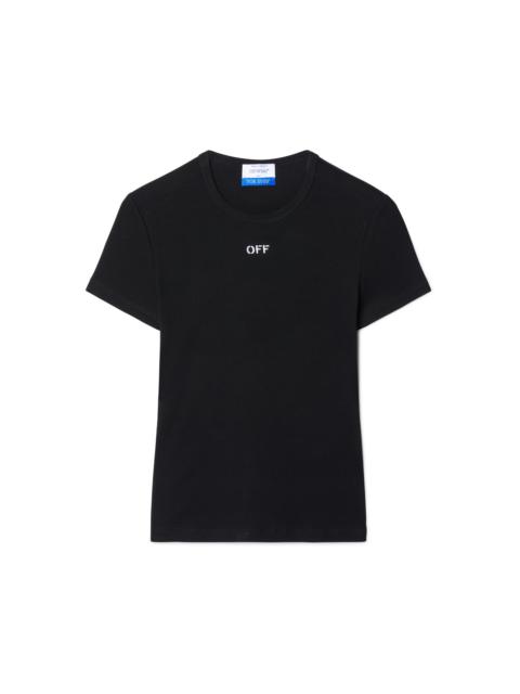 Off Stamp Rib Basic Tee