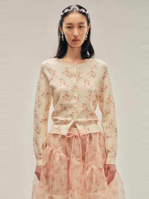 Simone Rocha Tiny Flower Cardigan