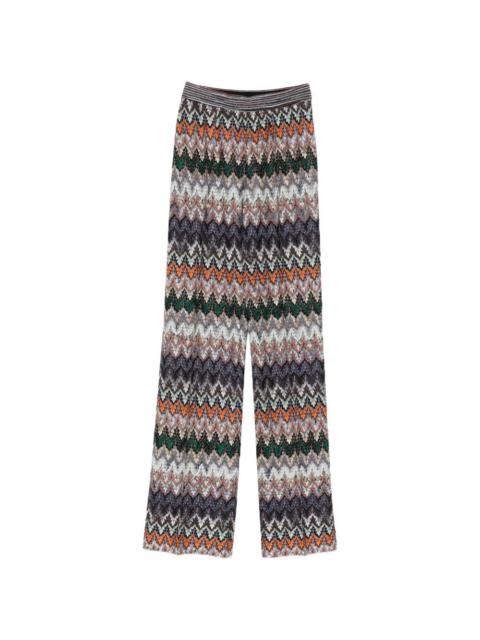 Missoni elasticated-waistband trousers