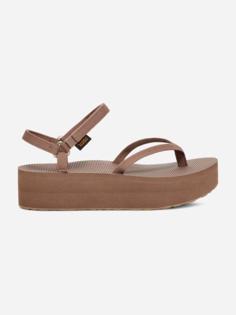 Teva Women's Flatform Slim Sandal in Caribou