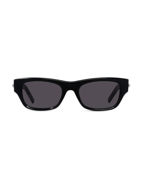 Givenchy Men's GV One 51MM Square Sunglasses - Shiny Black And Smoke