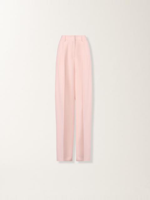 FABIANA FILIPPI Fluid linen and viscose trousers in petal pink