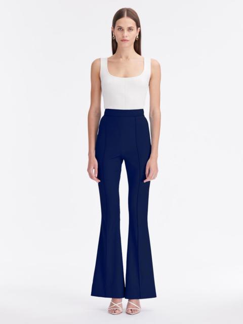 Oscar de la Renta STRETCH WOOL FLARE PANT