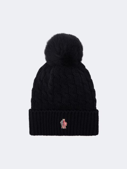 Moncler Grenoble Cable-knit virgin wool beanie