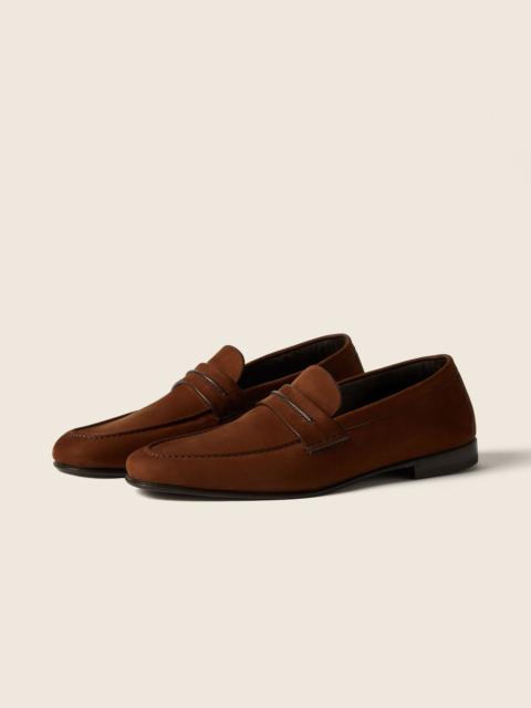 LIGHT BROWN SECONDSKIN MOCASSIN LOAFER