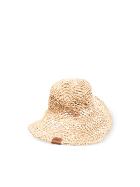 RUSLAN BAGINSKIY straw knit hat