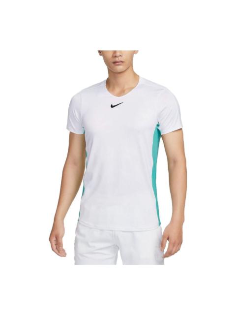 Nike Court Dri-FIT Advantage T-shirt 'White Green' DX5539-100