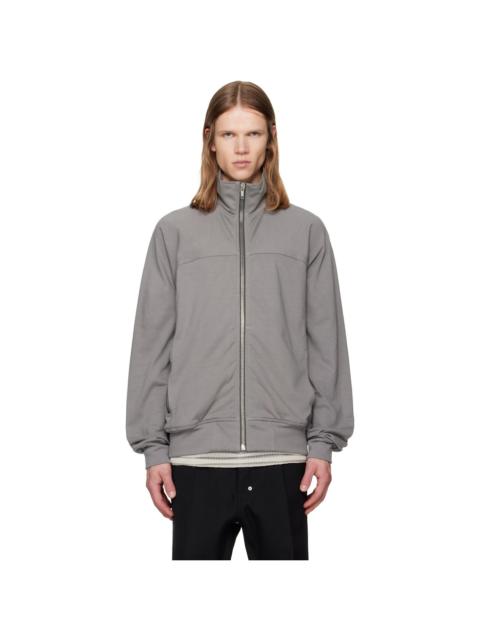 Rick Owens Gray Tower Zipfront Jogger Jacket