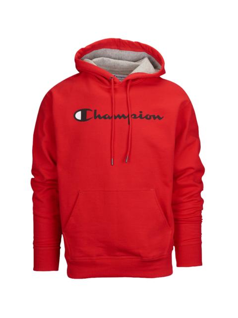 Champion Powerblend Fleece Script Logo Hoodie "Red" GF89H Y067942WC