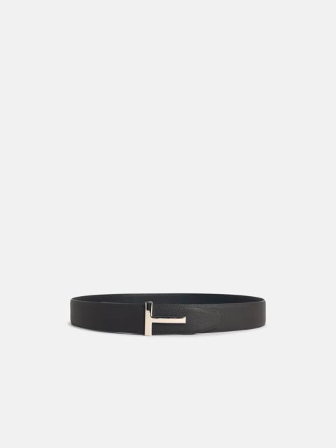 TOM FORD REVERSIBLE BROWN LEATHER BELT