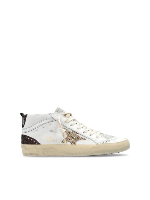 Golden Goose Mid Star glitter-detail sneakers