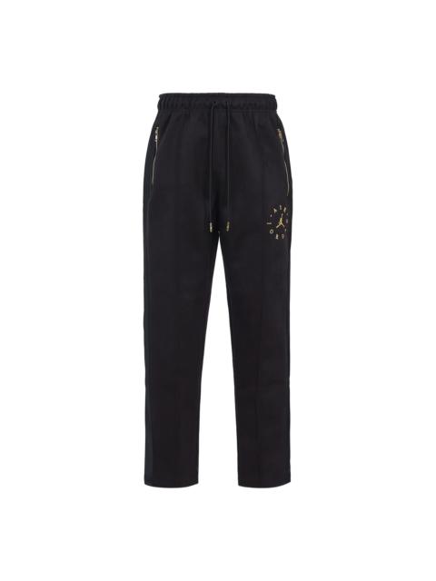 Jordan Air Jordan genuine 2019 new JORDAN REMASTERED men's suede trouser Black/Gold BQ5787-010
