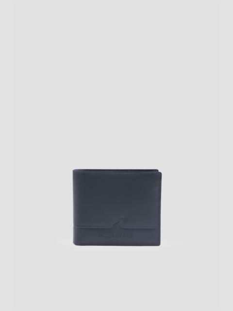 Paul & Shark FIN-EMBOSSED LEATHER WALLET
