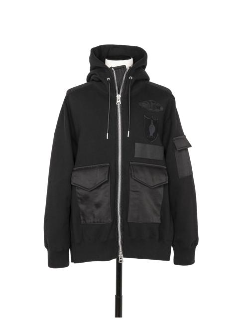 sacai sacai x SPIEWAK Gonz Multi Patch Cotton Jersey Hoodie