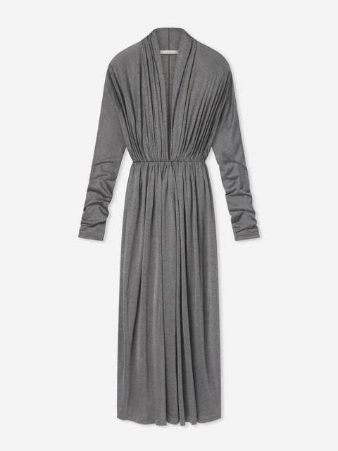 CO Gathered Dress in Silk Jersey