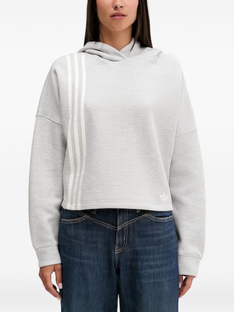 adidas Off Placed three-stripe hoodie