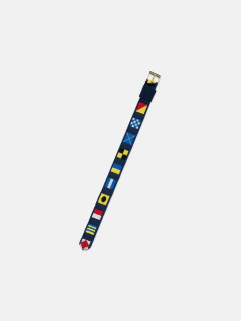 J. PRESS CODE FLAG MOTIF NYLON WATCH STRAP