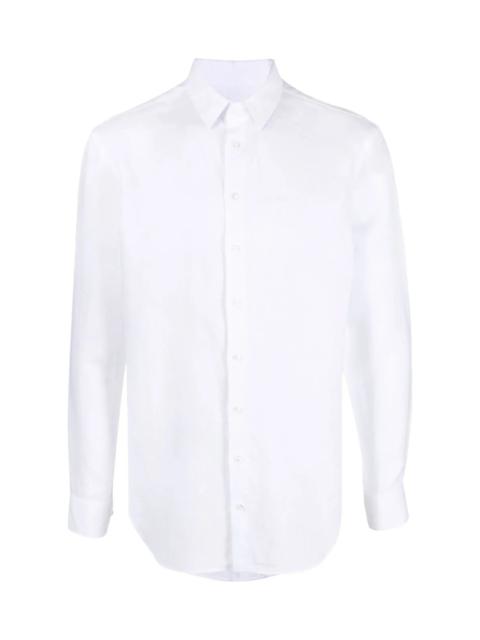 GIORGIO ARMANI BUTTON-UP LINEN SHIRT