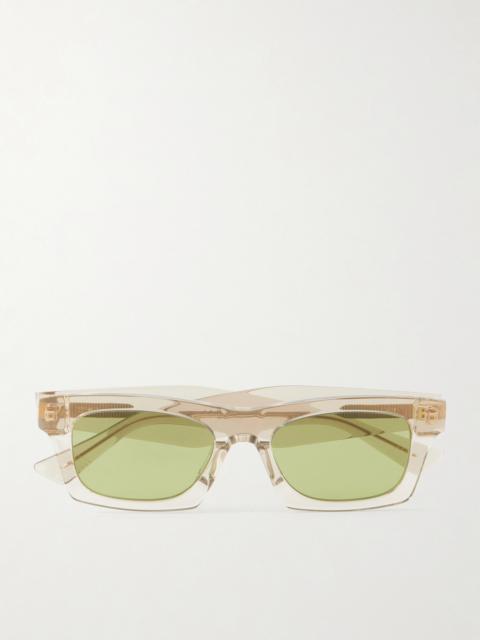 Bottega Veneta New Entry Square-Frame Recycled-Acetate Sunglasses
