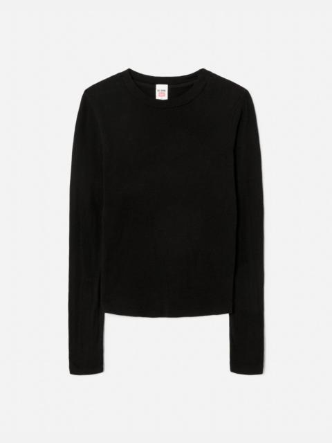 RE/DONE Hanes Baby Long Sleeve - Vintage Black