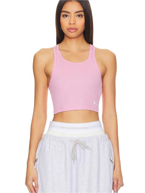 Alexander Wang CROPPED-TANKTOP MIT RACERBACK