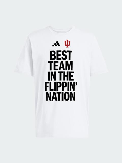 adidas Indiana Hoosiers FOOTBALL REFRESH M SS TEE