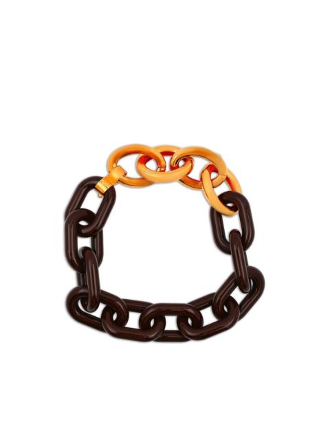 Marni two-tone cable-link chain necklace