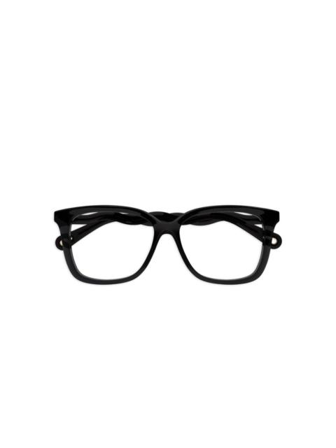 Chloé wavy-temple square glasses