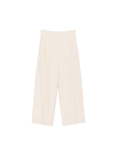 Brunello Cucinelli Cotton wide-leg trousers