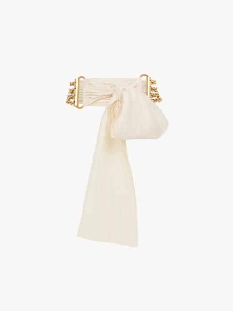Chloé THE CHLOÉ BOW CHAIN BELT