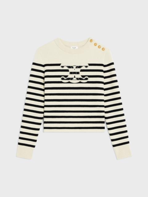 CELINE crew neck sweater IN wool cashmere