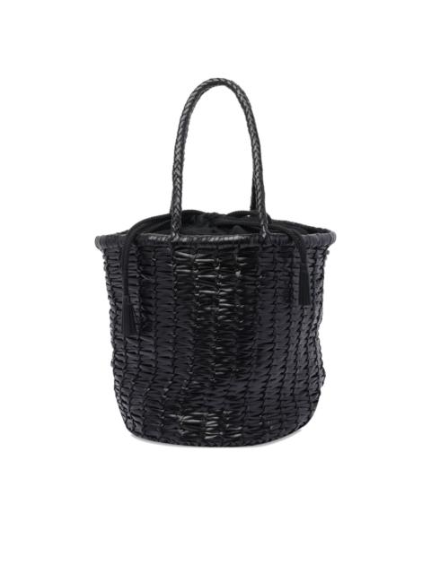 DRAGON DIFFUSION braided-leather bucket bag