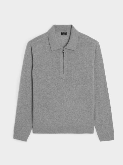 TODD SNYDER Cashmere Quarter-Zip Sweater Polo