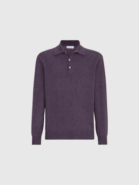 Brunello Cucinelli Cashmere knit polo shirt