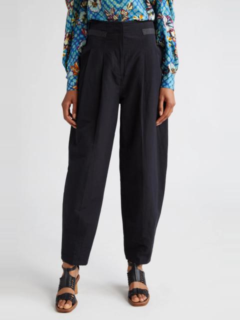 ULLA JOHNSON Alda Pleated Tapered Pants