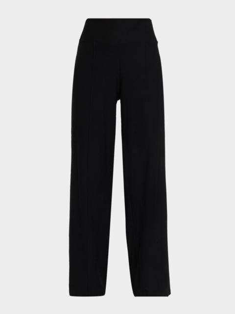 EILEEN FISHER High-Rise Textural Knit Pants