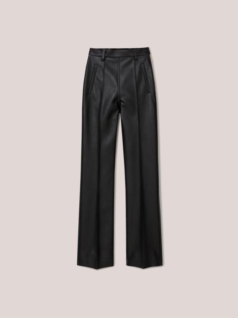 Nanushka SHANNON - Regenerated leather pants - Black