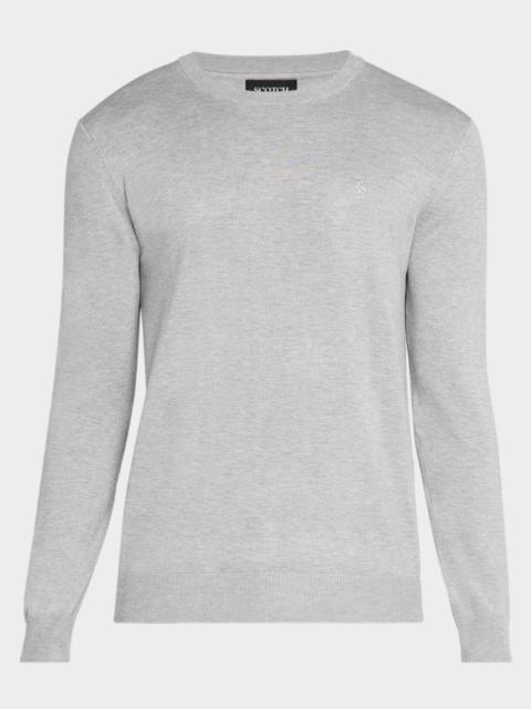 SCOTCH & SODA Men's Heathered Classic-Fit Crewneck Sweater