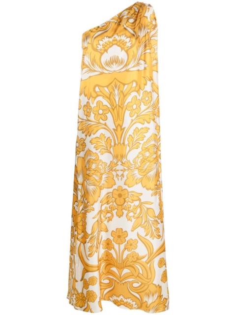 La DoubleJ Roy floral-print silk maxi dress