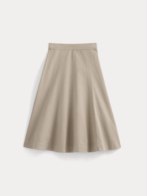EVERLANE SEAMED MIDI SKIRT