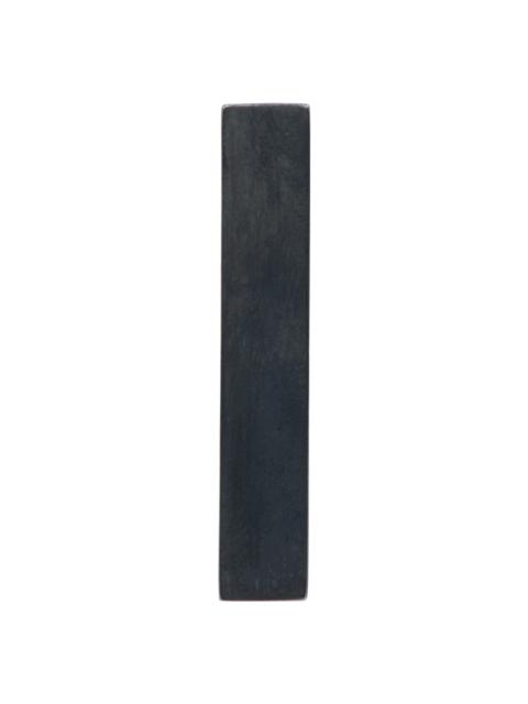 Parts of Four Black Plate Single Earring