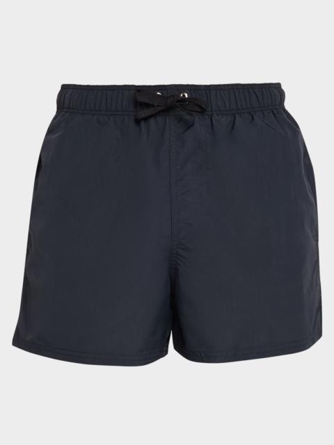 Givenchy Men's Short-Length Solid Nylon Swim Trunks