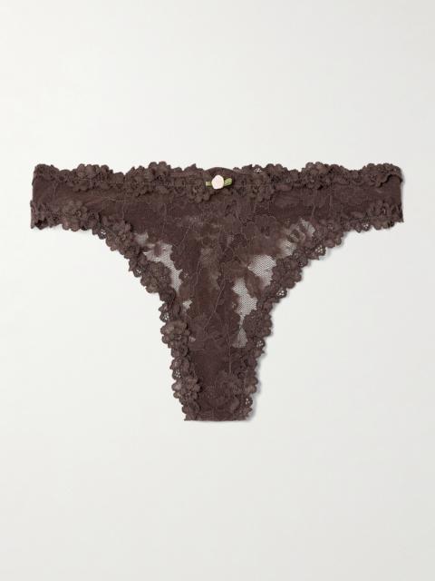 SKIMS Stretch Lace Thong